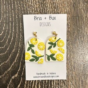 Lemon Slice Earrings